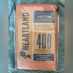 2 Packs of NWT Heartland Standard/Queen Pillowcases